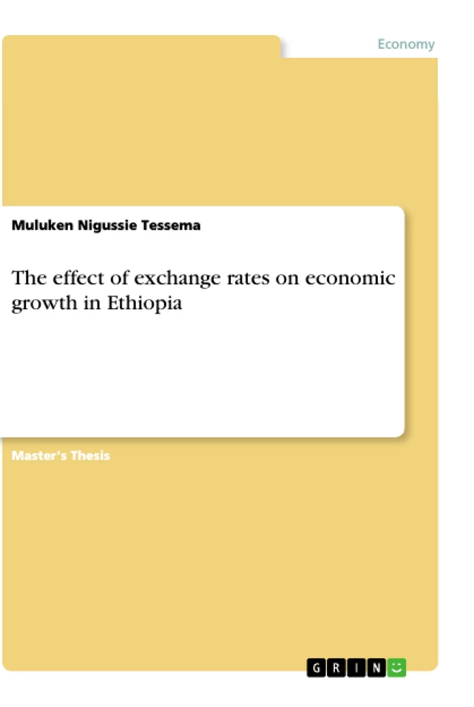 Titel: The effect of exchange rates on economic growth in Ethiopia