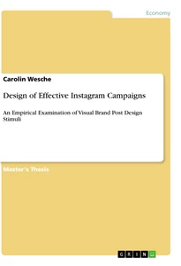 Titre: Design of Effective Instagram Campaigns