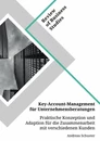 Titel: Key-Account-Management für Unternehmensberatungen. Praktische Konzeption und Adaption für die Zusammenarbeit mit verschiedenen Kunden