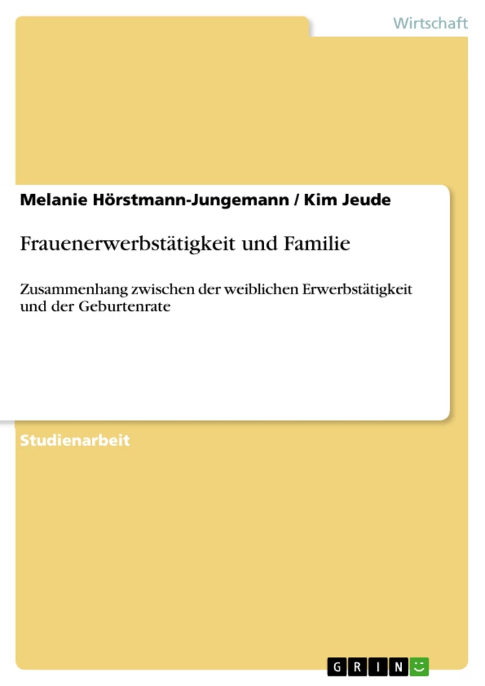 Título: Frauenerwerbstätigkeit und Familie