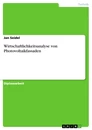 Title: Wirtschaftlichkeitsanalyse von Photovoltaikfassaden