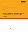 Titel: Additive Fertigungstechnik. Eigenschaften, Ablauf und Gegenüberstellung zur konventionellen Fertigung