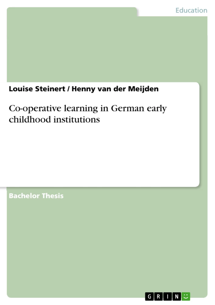 Titel: Co-operative learning in German early childhood institutions