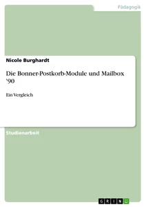 Titel: Die Bonner-Postkorb-Module und Mailbox '90