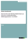 Titel: Die Gewalt an der Berliner Rütli-Schule aus Sicht des sozialstrukturellen Erklärungsansatzes von Dubet