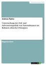 Titre: Untersuchung der Zoll- und Subventionspolitik von Nationalstaaten im Rahmen ethischer Prinzipien