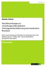 Titel: Machtbeziehungen in zwischengeschlechtlichen Lebensgemeinschaften im postsowjetischen Russland   