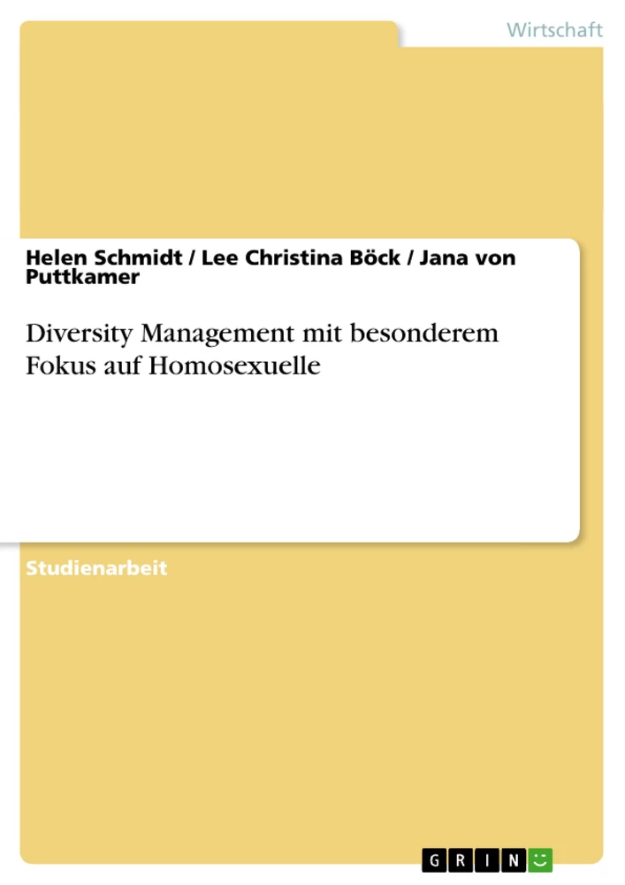 Title: Diversity Management mit besonderem Fokus auf Homosexuelle