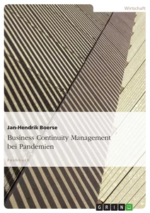 Titel: Business Continuity Management bei Pandemien