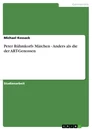 Título: Peter Rühmkorfs Märchen - Anders als die der ART-Genossen