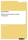 Titel: Wettbewerbsstrategien im Facility Management