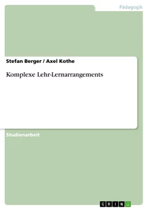 Titre: Komplexe Lehr-Lernarrangements