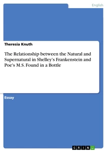 Title: The Relationship between the Natural and Supernatural in Shelley's Frankenstein and Poe's M.S. Found in a Bottle