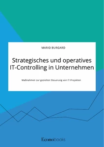 Titre: Strategisches und operatives IT-Controlling in Unternehmen. Maßnahmen zur gezielten Steuerung von IT-Projekten