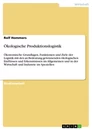 Title: Ökologische Produktionslogistik