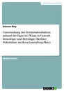 Titel: Untersuchung des Territorialverhaltens anhand der Figur des Wanja in Castorfs  Erniedrigte und Beleidigte  (Berliner Volksbühne am Rosa-Luxemburg-Platz)