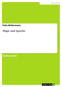 Title: Magie und Sprache