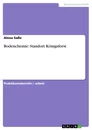 Título: Bodenchemie: Standort Königsforst