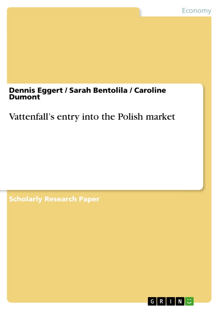 Titel: Vattenfall’s entry into the Polish market