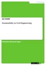 Title: Sustainability in Civil Engineering