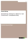 Title: Invented Case - Bovine Co v Slurry Co - Law Coursework -  Consultation Essay 