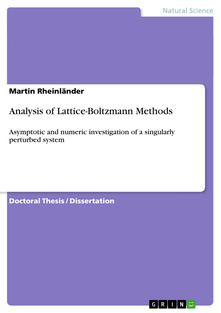 Titel: Analysis of Lattice-Boltzmann Methods
