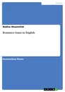 Título: Romance loans in English