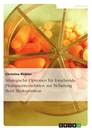 Titre: Strategische Optionen für forschende Pharmaunternehmen zur Sicherung ihrer Marktposition