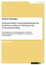Titel: Kompetenzfelder wirtschaftspädagogischer Profession im Bereich Motivation im Unternehmensalltag