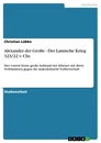 Título: Alexander der Große - Der Lamische Krieg 323/22 v. Chr.