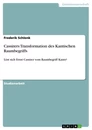 Titre: Cassirers Transformation des Kantischen Raumbegriffs