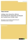 Título: Auflage eines deutschen offenen Immobilienfonds dargestellt am Beispiel des Catella Focus Nordic Cities