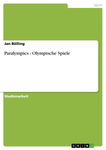 Título: Paralympics - Olympische Spiele