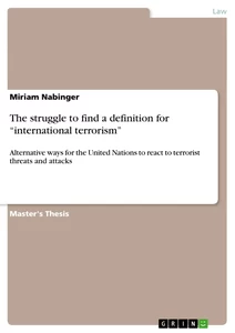 Title: The struggle to find a definition for “international terrorism”