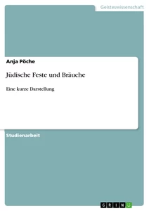 Título: Jüdische Feste und Bräuche