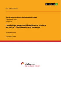 Título: The Mediterranean aeolid nudibranch "Cratena peregrina". Feeding rates and behaviour