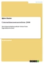 Title: Unternehmenssteuerreform 2008