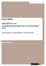 Titre: Inkrafttreten des Entgelttransparenzgesetzes in Deutschland 2017