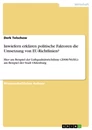 Título: Inwiefern erklären politische Faktoren die Umsetzung von EU-Richtlinien?