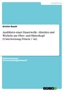 Título: Ausführen einer Dauerwelle - Abteilen und Wickeln am Ober- und Hinterkopf (Unterweisung Friseur / -in)