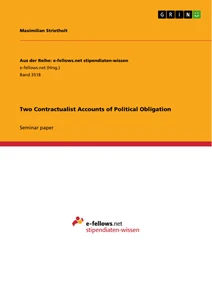 Title: Two Contractualist Accounts of Political Obligation