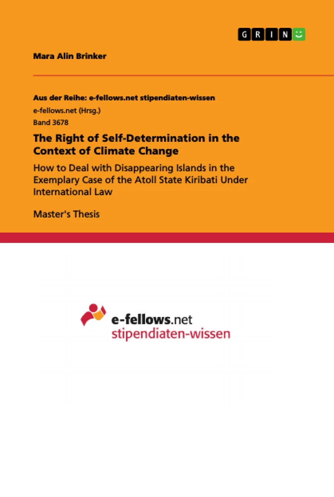 Titel: The Right of Self-Determination in the Context of Climate Change