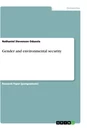 Titel: Gender and environmental security