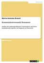 Título: Kommunikationsmarkt Rumänien
