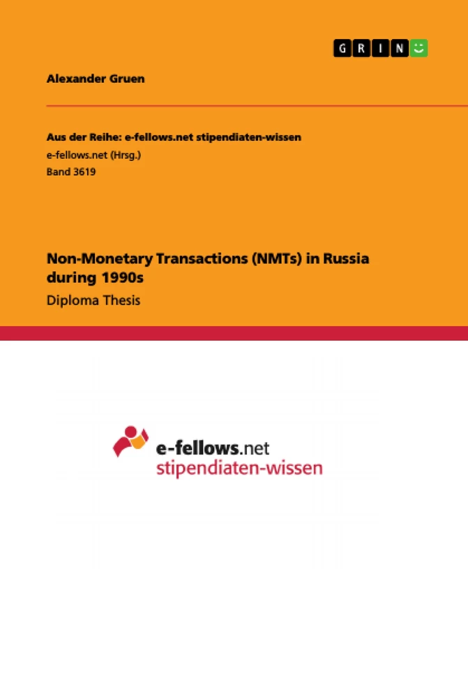 Titel: Non-Monetary Transactions (NMTs) in Russia during 1990s