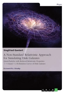Title: A Non-Standard Relativistic Approach for Simulating Disk Galaxies