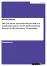 Title: Die Geschichte der niederösterreichischen Landkrankenhäuser im 19. Jahrhundert am Beispiel des Krankenhaus Neunkirchen