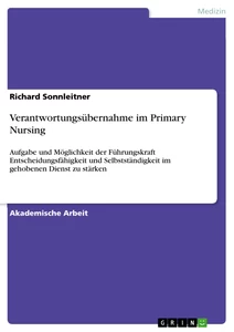 Título: Verantwortungsübernahme im Primary Nursing