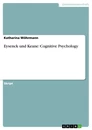 Titre: Eysenck und Keane: Cognitive Psychology