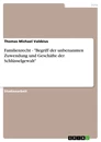 Titre: Familienrecht - "Begriff der unbenannten Zuwendung und Geschäfte der Schlüsselgewalt"